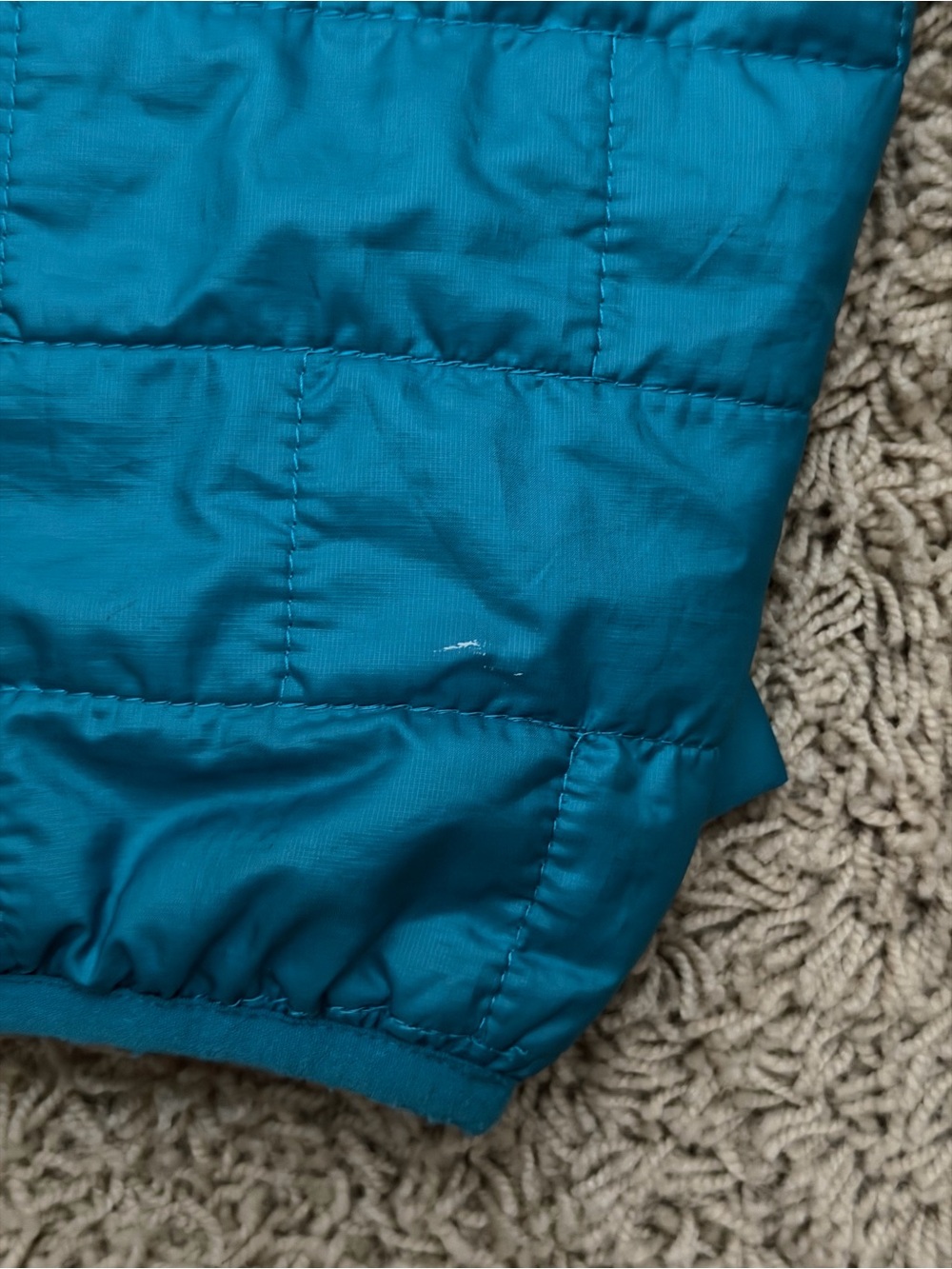 Womens PATAGONIA Blue Nano Puff Insulated Full Zip Sweater Small  $229 - Picture 4 of 5